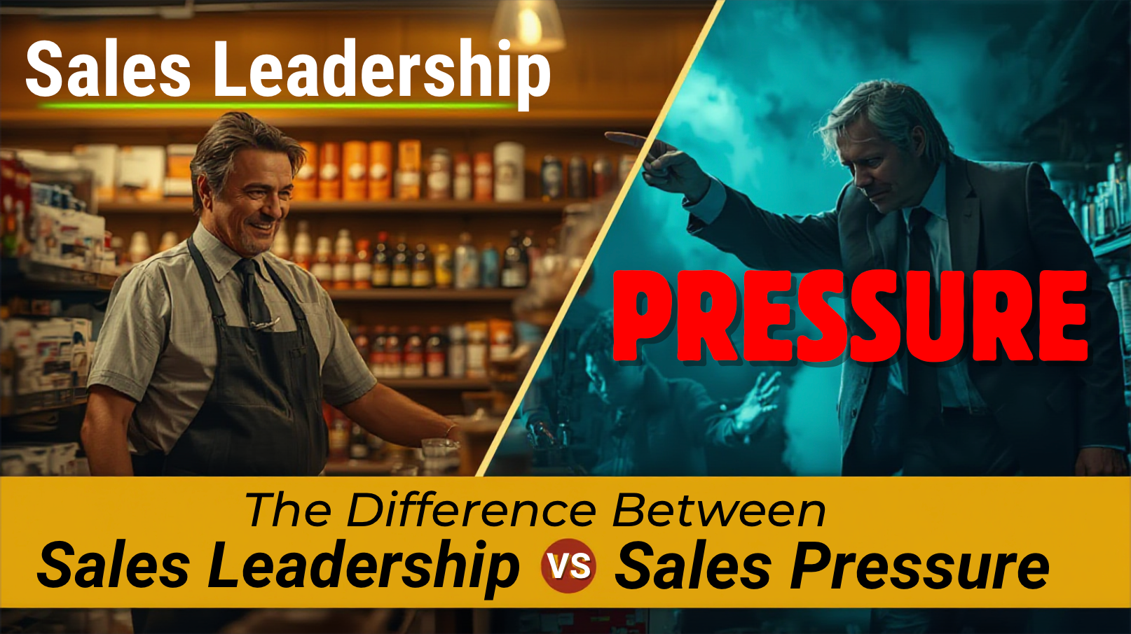 The Difference Between Sales Leadership and Sales Pressure