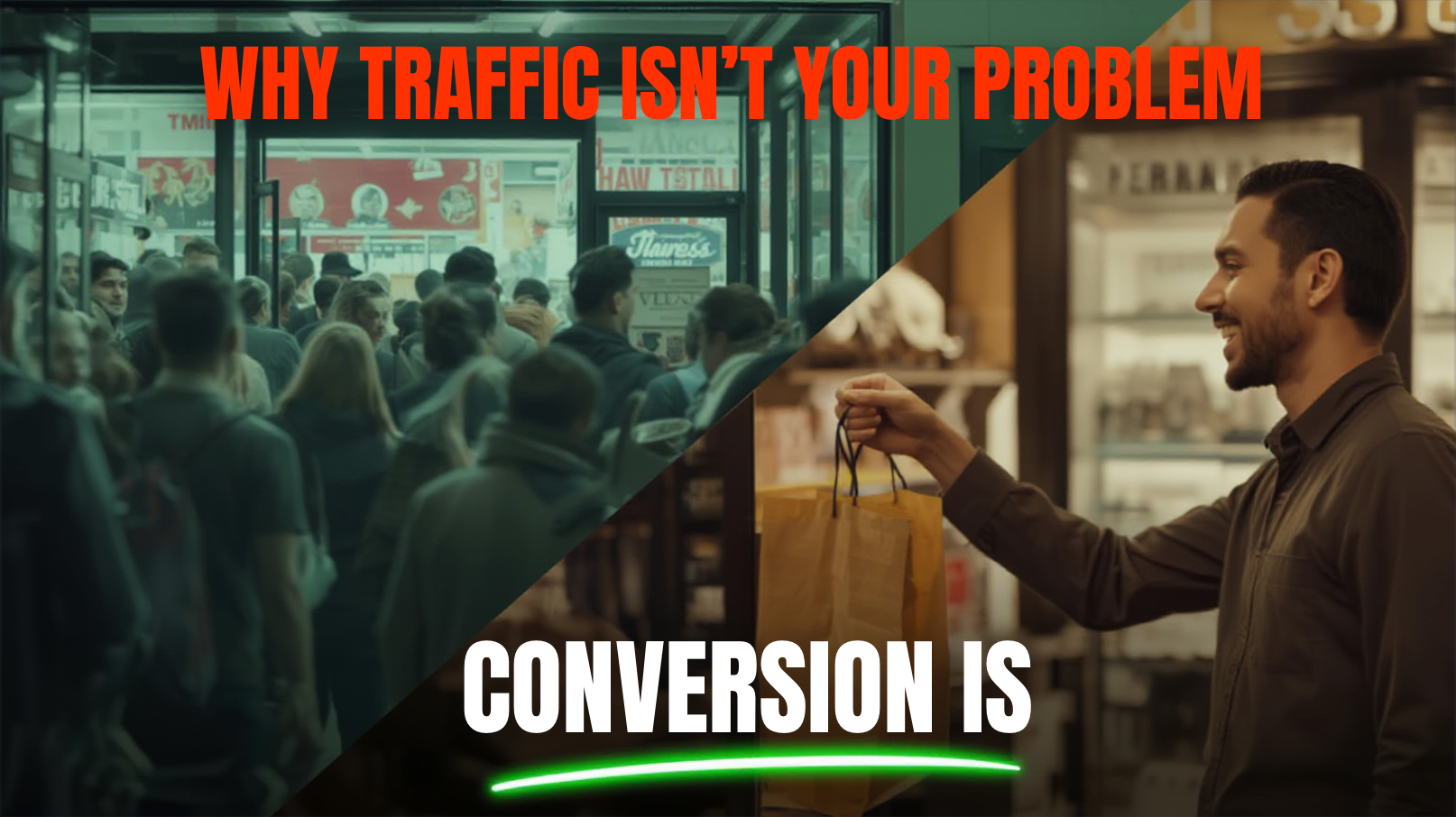 Why Traffic Isn’t Your Problem — Conversion Is