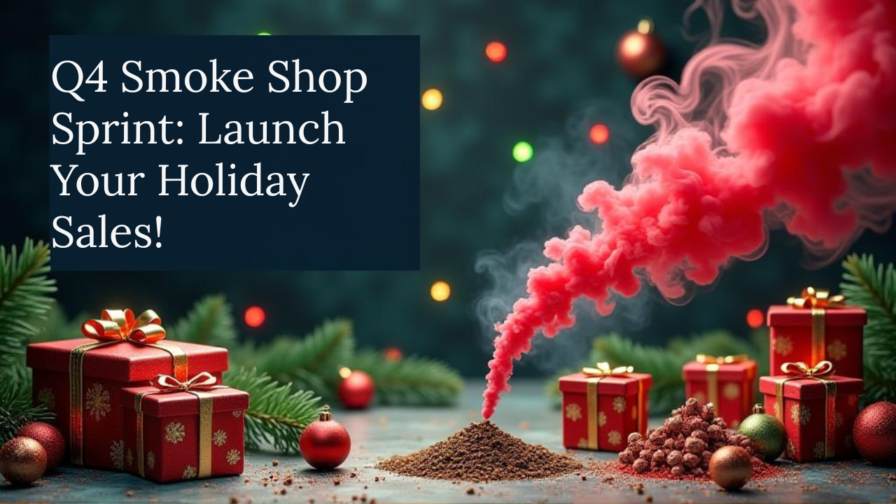 Q4 Smoke Shop Sprint: Turn September into Your Holiday Launchpad