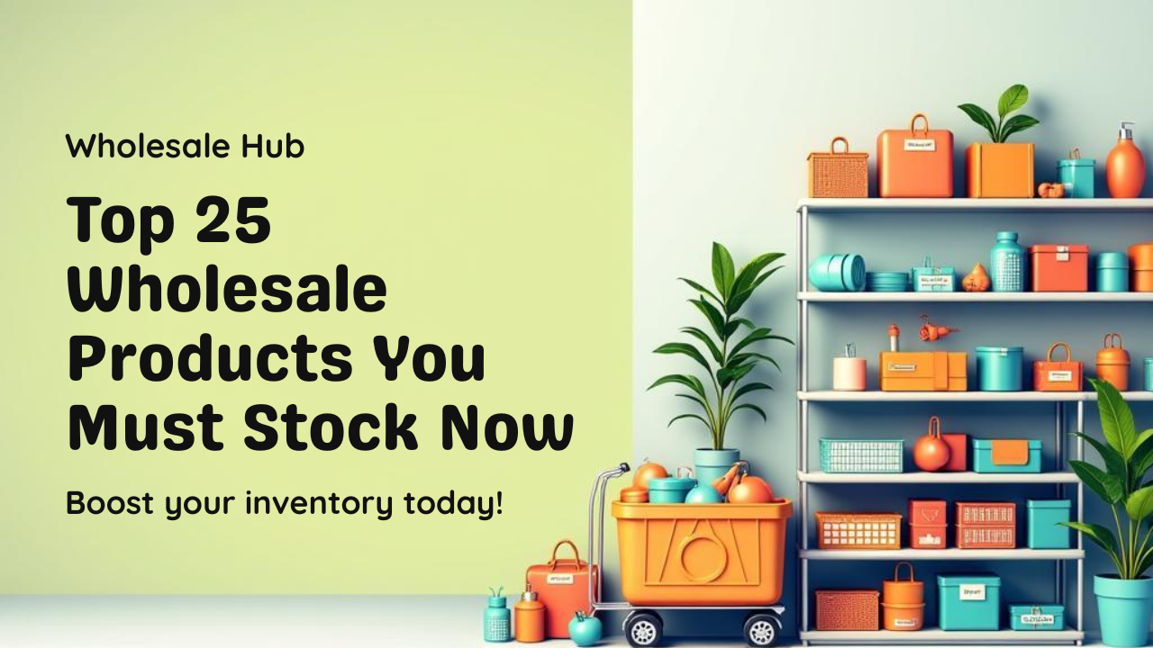 Top 25 Wholesale Products You Should Already Be Stocking