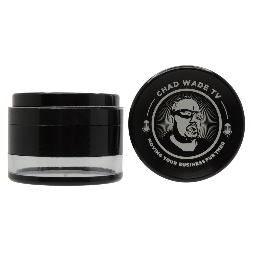 Chad Wade TV 63mm Grinder w/ Clear Bottom